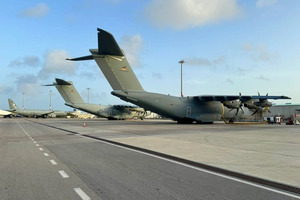 Den fin di siman, aeropuerto di Aruba a fungi como base preparativo pa avionan di ayudo pa Venezuela   
