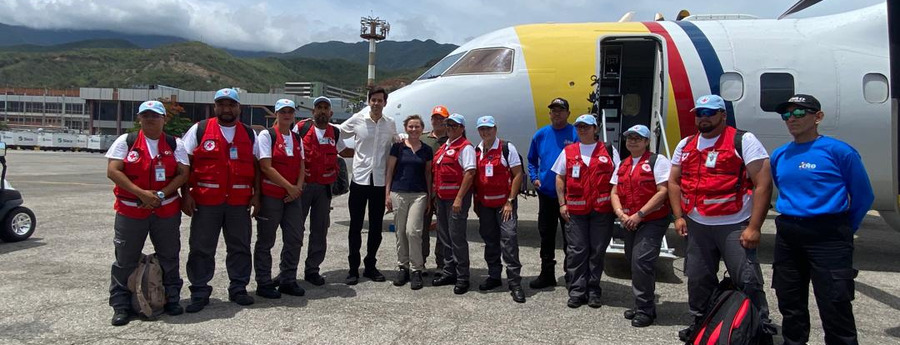 Prome ekipo di asistencia humanitario di Aruba a yega Venezuela