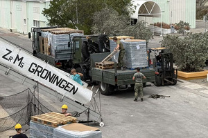 Zr.Ms. Groningen ta bolbe rumbo pa La Guaira cu ayudo humanitario; Hopi cadaver den haf