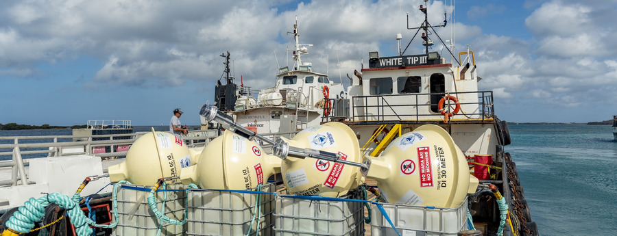 Aruba Installs 4 New Fish Aggregating Devices to Support Local Fishermen