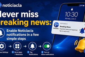 No perde ningun breaking news: Activa notificacionnan di Noticiacla den poco paso