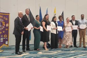 Aruba Lions Club ta dona Afl. 10.000 na ocho organisacion comunitario