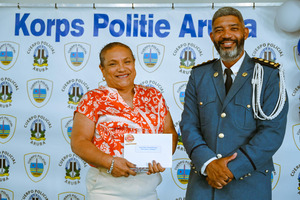 Aruba Police honors promotions and long-serving personnel