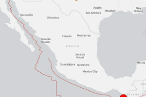 Zware aardbeving treft kust van Mexico met tsunami waarschuwing
