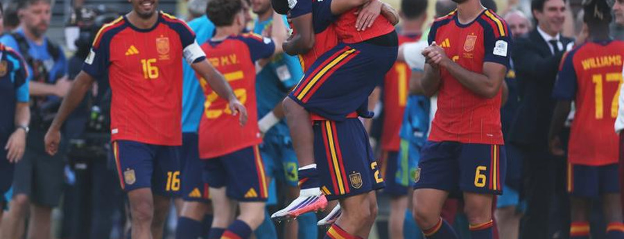 Spaña ta Campeon Mundial despues di gol decisivo di Ferran Torres