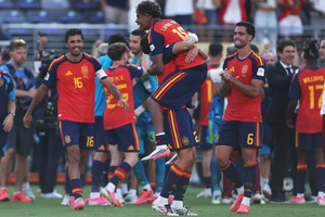 Spaña ta Campeon Mundial despues di gol decisivo di Ferran Torres