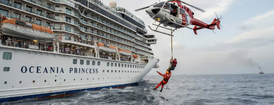 Prensa internacional a relata rescate di turista dilanti Aruba