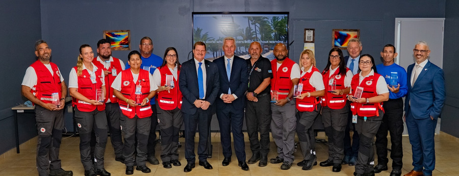 Aruba Government Honors Volunteers for Venezuela Earthquake Mission