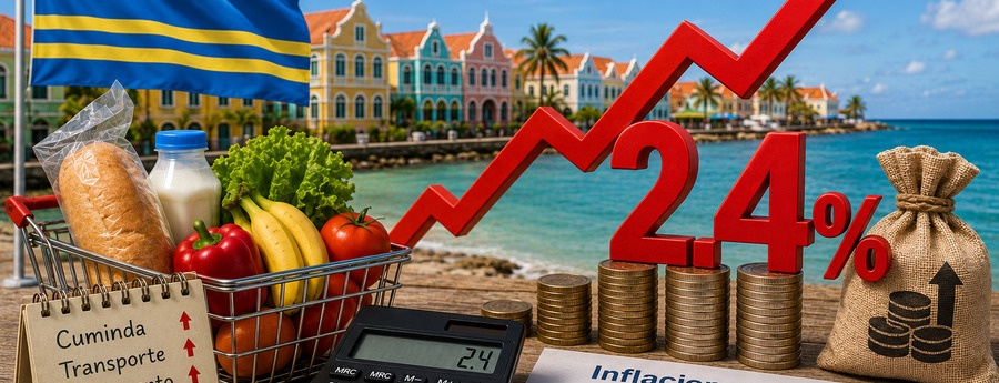 Aruba Inflation Reaches 2.4% in June, CBS Reports