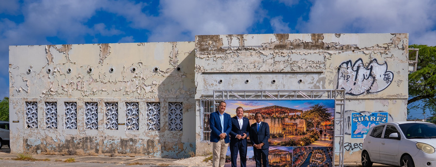 Renobacion ex-pompstation ta forma parti di revitalisacion di Oranjestad