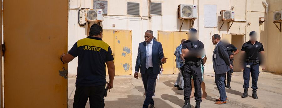 Minister Dowers Makes Surprise Visits to Inspect Renovation Progress at Key Sites
