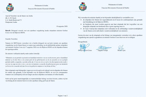 MEP ta exigi reunion urgente tocante declaracion di Gerlien Croes riba HOFA
