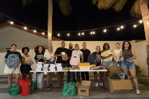 Rotaract ta celebra 35 aña di Back2School cu apoyo pa 52 mucha