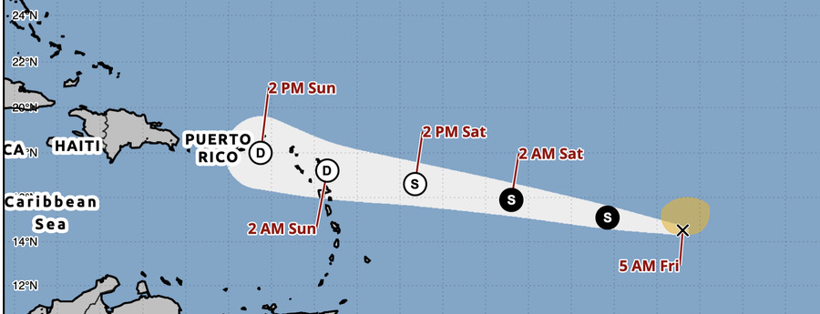 Tropical Storm Dolly Approaches Lesser Antilles but Expected to Weaken