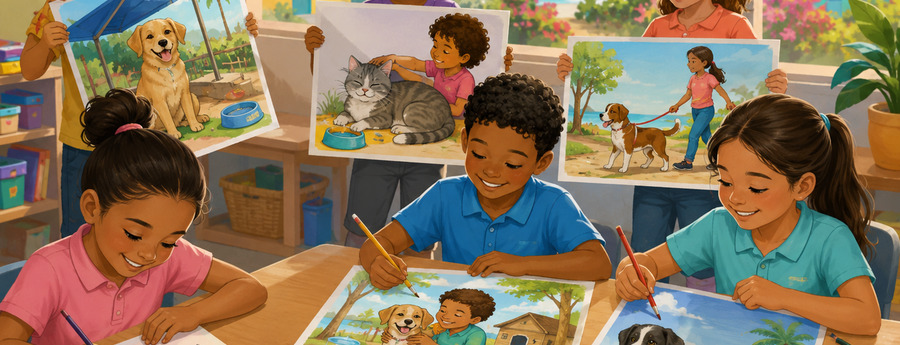 DVG Launches School Art Contest to Promote Responsible Pet Ownership