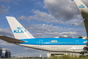 Prome Airbus A350 di KLM haci su prome vuelo di prueba