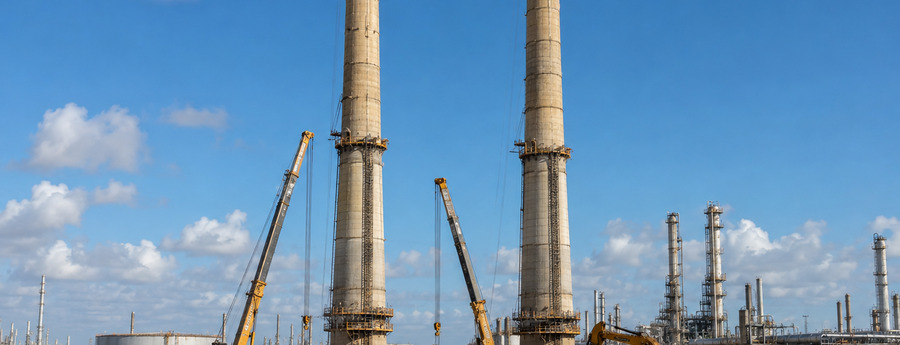 Aruba Refinery Launches International Bid to Demolish Two 300-Foot Chimneys