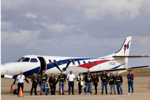 Aeroparaguaná a habri ruta charter entre Las Piedras y Aruba