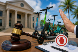 Hues ta mantene e prohibicion: E companianan no por huur e-steps sin permiso