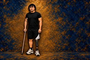 Emilio returns to Aruba with new prosthesis after treatment