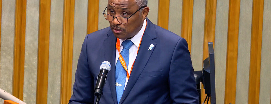 Aruba's Dowers Addresses UN on Conflict, Climate Change, and Inequality