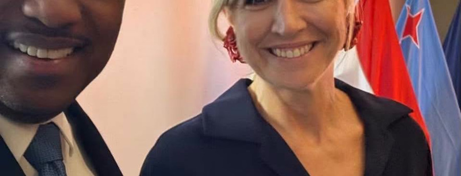 Dowers deelt selfie met koningin Máxima tijdens VN-bezoek
