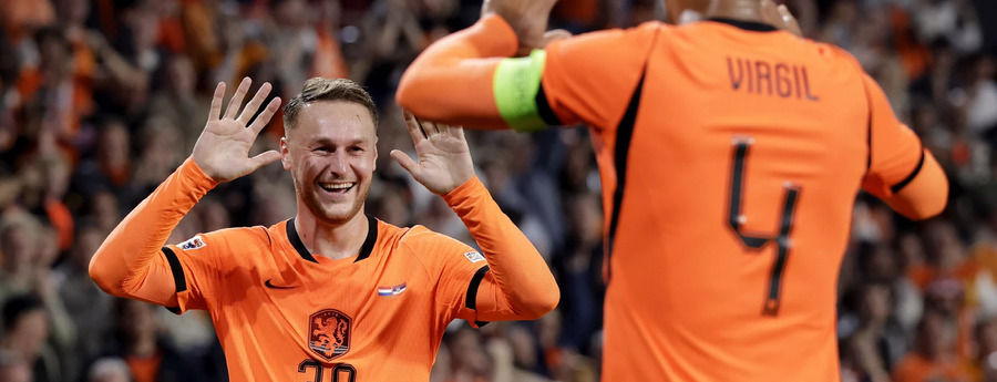 Zirkzee ta duna Hulanda victoria 2-1 riba Serbia den di 100 interland di Van Dijk