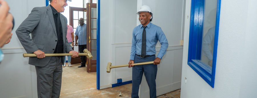 Restoration begins on John G. Eman building for offices, housing and hospitality
