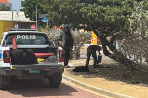 Obheto sospechoso dilanti Refineria di Aruba no tabatin explosivo