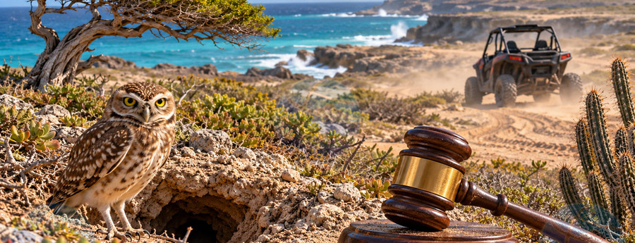 Aruba Birdlife Conservation ta exigi claridad di Gobierno tocante rutanan di ATV y UTV  