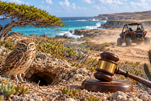 Aruba Birdlife Conservation ta exigi claridad di Gobierno tocante rutanan di ATV y UTV  