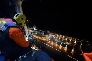 Helicopter di Wardacosta ta evacua turista cu atake di curason for di crucero