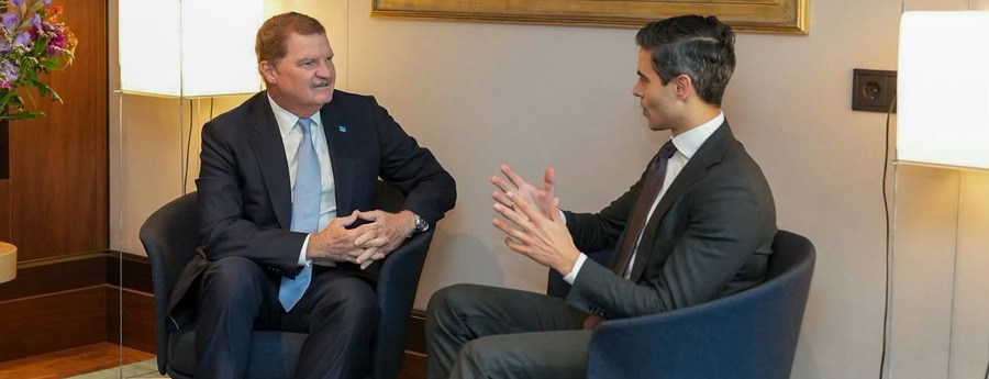 Jetten y Eman a reuni na Den Haag: economia, turismo y seguridad di Aruba tabata riba mesa