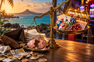 Riesgo di gambling ta mas halto entre hungadonan cu entrada abou na Aruba