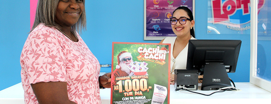 Cachi Cachi Christmas Edition 2026: 1 ganado di 1.000 florin tur dia garantisa!